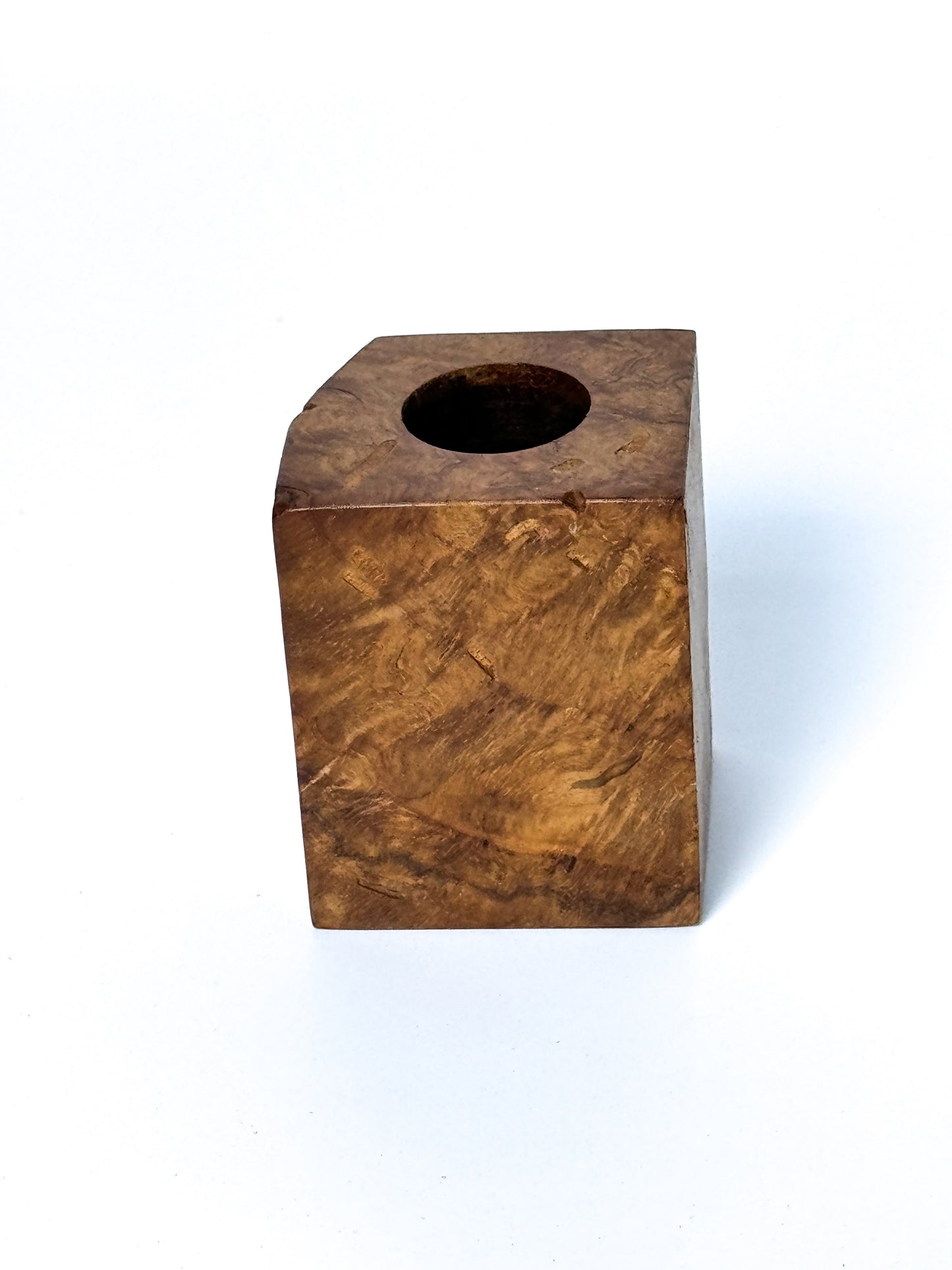 Burl oak tapered candles holder (Copy)