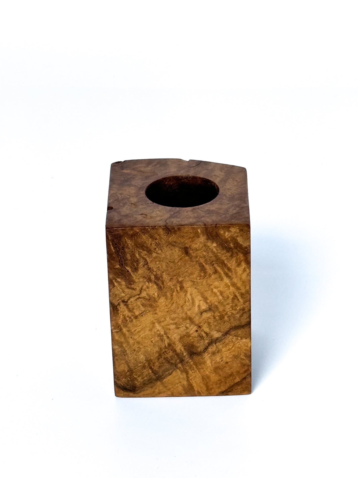 Burl oak tapered candles holder (Copy)