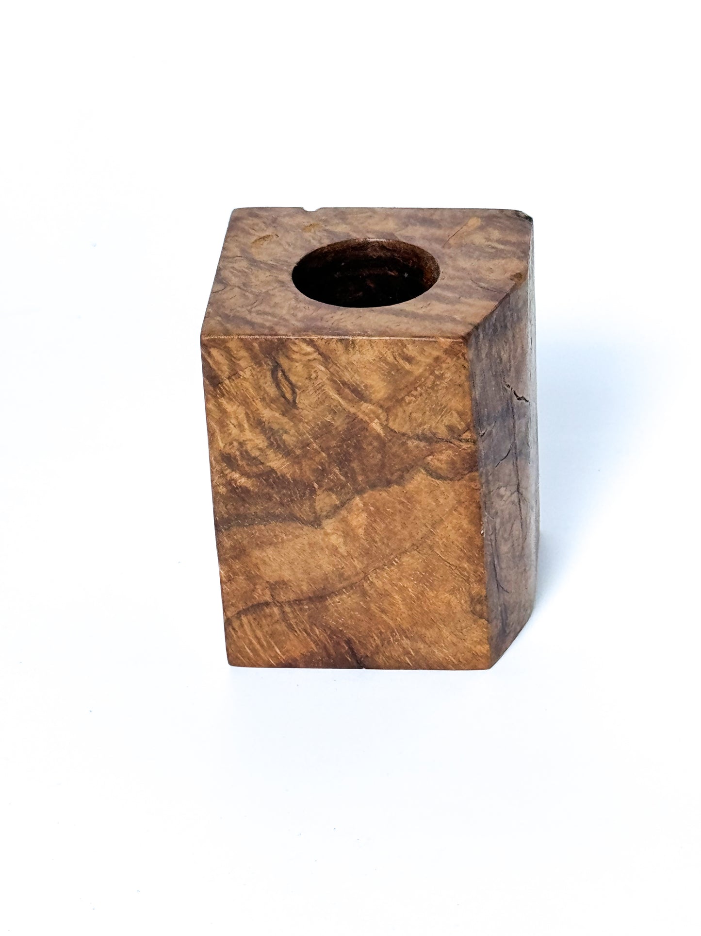 Burl oak tapered candles holder (Copy)